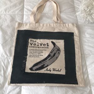 The Velvet Underground. Canvas Tote Bag. Thick cotton-canvas. One of a kind